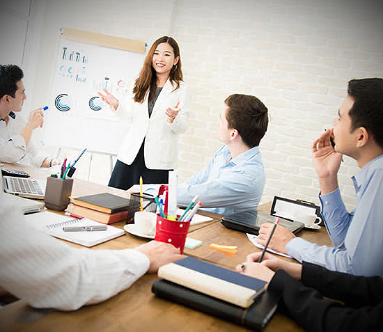 Project management consulting in session